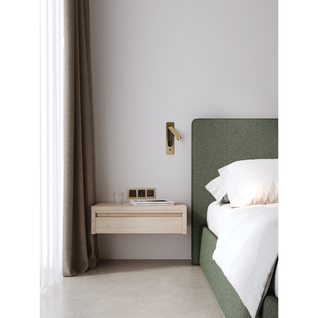 Kinkiet Astro Keta USB 1437007 Matowy Złoty