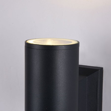 Kinkiet zewnętrzny Maytoni Bowery O574WL-01B Black