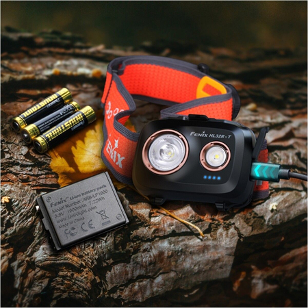 Latarka czołowa Fenix HL32R-T czarny