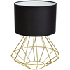 Milagro Lampa stojąca LUPO BLACK/GOLD 1xE27 MLP6272 CZARNY / ZŁOTY