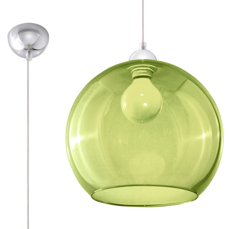 Sollux Lighting Lampa wisząca BALL zielona SL.0254