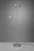 Lampa podłogowa Trio 426510207 srebrny