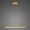 Lampa wisząca Ledowe Okręgi No.1 60cm 2700k złota ściemnialna