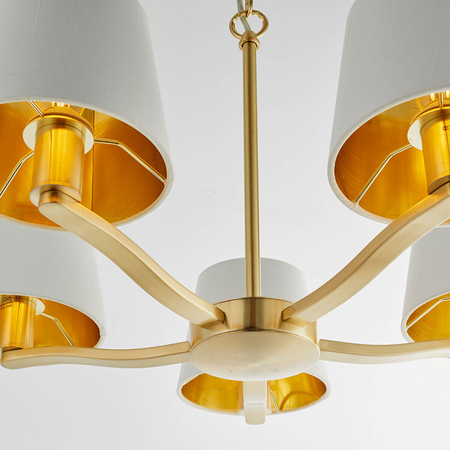 Endon Lighting Lampa wisząca 67734 biały/złoty