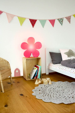 Kwiat LED Lampa zewnętrzna ogrodowa 2700K Biała ciepła Ø40cm różowy 32402W różowy