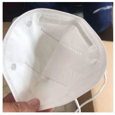 Maska ochronna na twarz KN95 FFP2 zabezpieczająca z elastycznymi gumkami