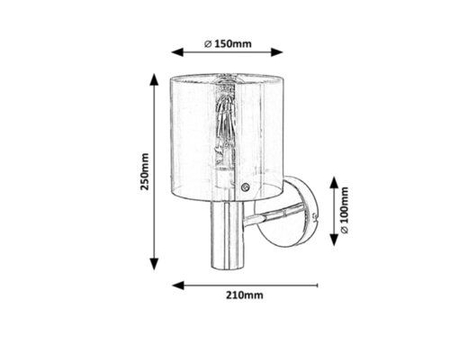 Kinkiet Rabalux Donati 5248 chrom