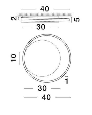 Lampa sufitowa Luces Exclusivas ACAPA - biały mat LE43330