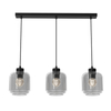 Milagro Lampa wisząca SOMBRA SMOKED 3xE27 MLP8374 CZARNY
