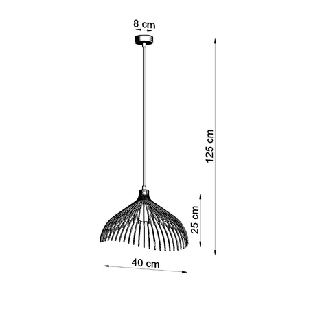 Sollux Lighting Lampa wisząca UMB biały SL.0664
