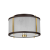 Lampa wisząca Elstead Lighting Corona czarny/mosiądz DL-CORONA-2P-BAB