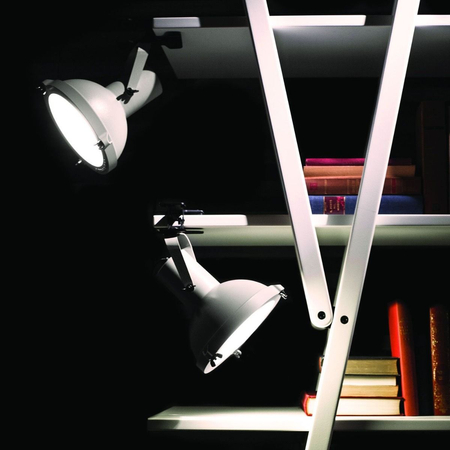 Lampa z klipsem Nemo PRPFWS11 Projecteur 165 Biała