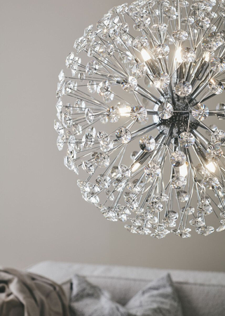 Lampa wisząca Markslöjd BOLID 108101 Chrom/Przezroczysty