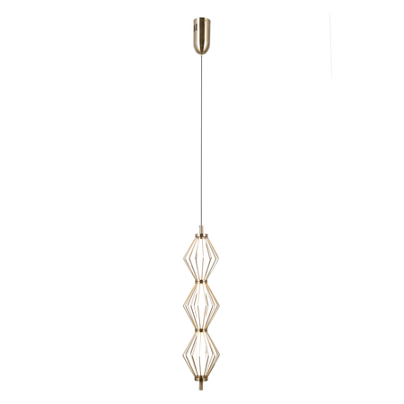 Lampa wisząca Italux Sevil PND-34403-3V-HBR Złoty