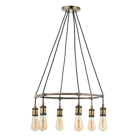 Endon Lighting Lampa wisząca 99914 mosiądz