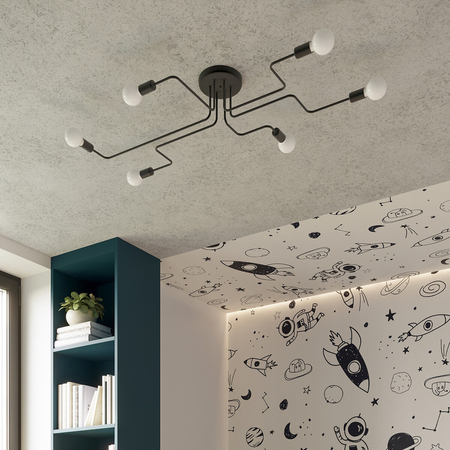 Sollux Lighting Kinkiet VECTOR czarny SL.1445