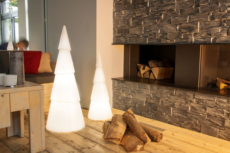 Drzewo okrągłe LED 3D Lampa zewnętrzna ogrodowa 2700K Biała ciepła 55cm 32419W biały