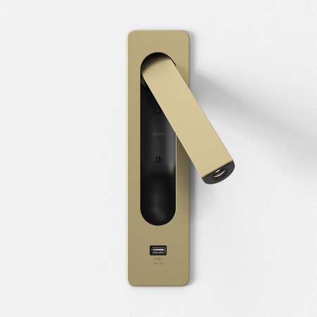 Kinkiet Astro Keta USB 1437007 Matowy Złoty