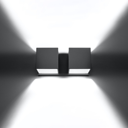 Sollux Lighting Kinkiet QUAD 2 szary SL.0658