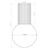 Sollux Lighting Plafon HALO beżowy IP44 SL.1718