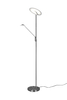 Lampa podłogowa Trio 425610207 srebrny
