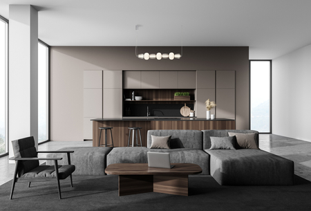 Lampa wisząca Italux PND-98374-42W-CH Chrom