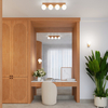 Sollux Lighting Plafon BULBO 3 naturalne drewno SL.1684
