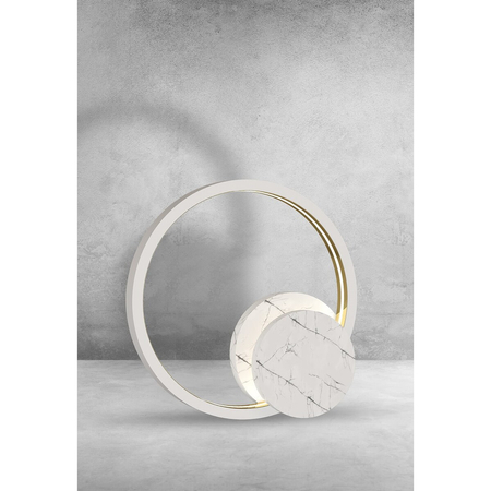 Milagro Lampa Stojąca CASSIOPEIA 8,5W LED MZ5041 Biel / Złoto