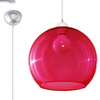 Sollux Lighting Lampa wisząca BALL czerwona SL.0253