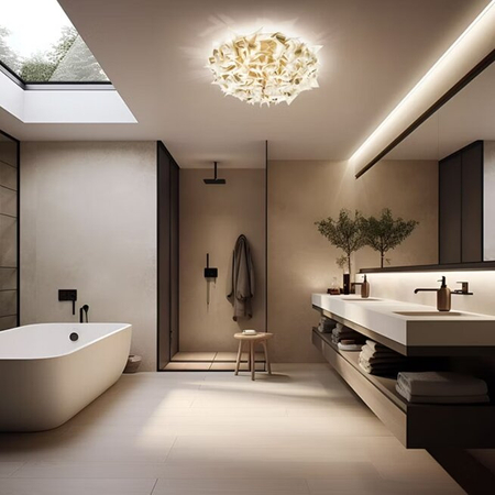 Lampa sufitowa Slamp VELI AUREA - WHITE/GOLD M VELCM00WHG00000000EU biały/złoty