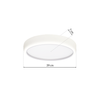 Plafon LED Milagro ML6393 Gea