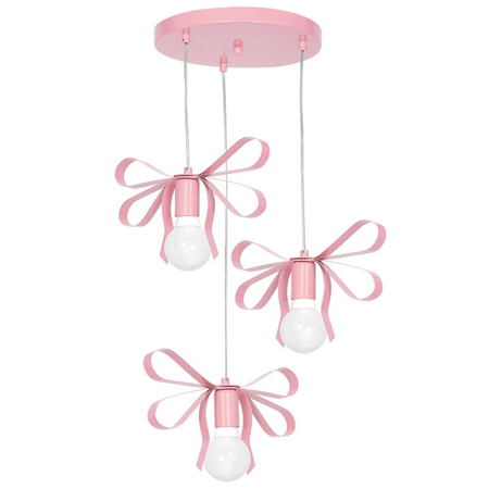 Milagro Lampa Wisząca EMMA PINK 3xE27 MLP1040 RÓŻOWY