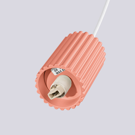 Sollux Lighting Lampa wisząca HALO 1 brzoskwiniowa SL.1754