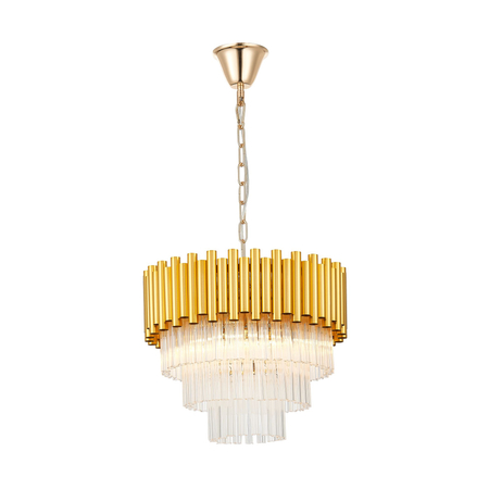 Lampa wisząca PRIMA Zuma Line 20149PM złoty