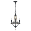Żyrandol Elstead Lighting Nori drewniany FE-NORI3-DWZ
