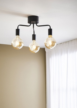 Lampa sufitowa Markslöjd AVERY 108102 Czarny