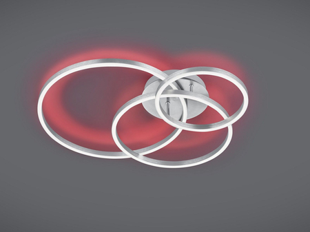 Lampa sufitowa Trio 670810607 srebrny