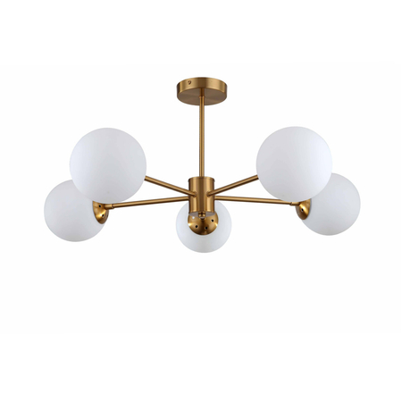 Lampa wisząca Roma 5xE14 złota LP-1345/5P GD