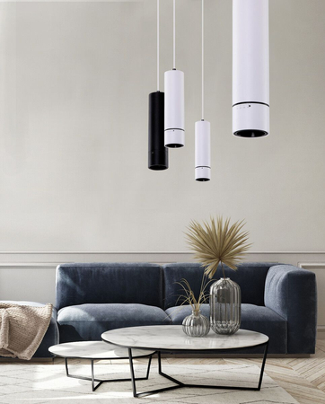 Lampa wisząca GALILEO 1 PENDANT BK Azzardo AZ4069 czarny