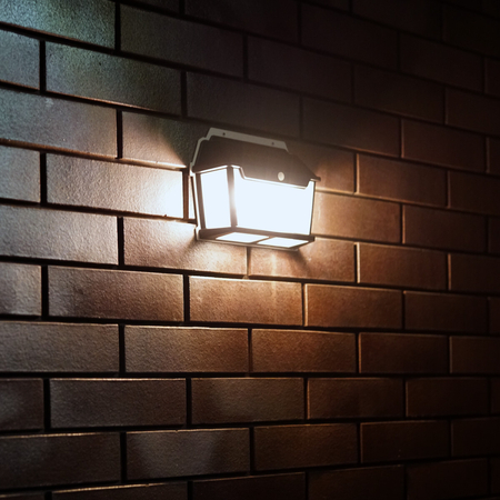 Eko-Light Kinkiet Solarny Filo Potrójny 3000K EKO0727 CZARNY