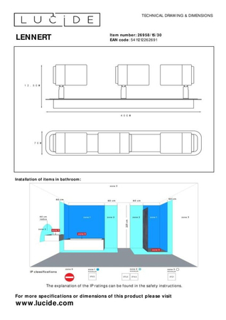Lampa sufitowa Lucide LENNERT 26958/15/30 czarny