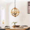 Endon Lighting Lampa wisząca 73575 drewniany