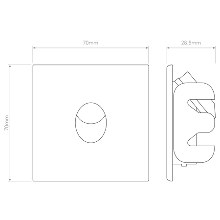 Kinkiet zewnętrzny Astro Tango LED 3000K 1175004 Czarny z Teksturą