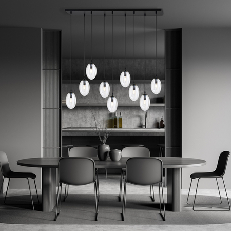 Lampa wisząca ASTRAL 9 Emibig 1265/9 czarny