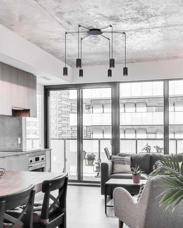 Lampa wisząca PUERTO Kaja K-4898 czarny