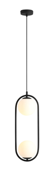 Lampa wisząca RIVA 2 BLACK Aldex 1086H1 czarny