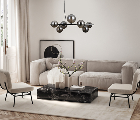 Lampa wisząca Italux PND-406007-7-HBR Mosiądz miodowy