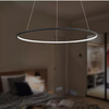 Lampa wisząca Ledowe Okręgi No.1 60cm 4k 32W czarna