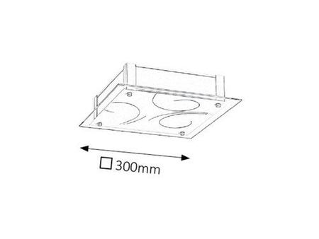 Lampa sufitowa Rabalux Dena 3038 biały