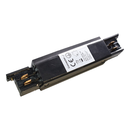 Eko-Light Łącznik Lampy Track Light Czarny 3-obwodowy Typ: Prosty ML7084 CZARNY